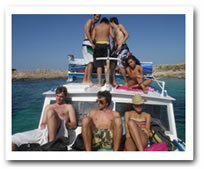 Estudiantes en Gozo, Malta