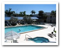 Piscina de nuestra escuela de inglés en Florida