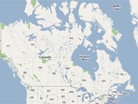 Mapa Canada